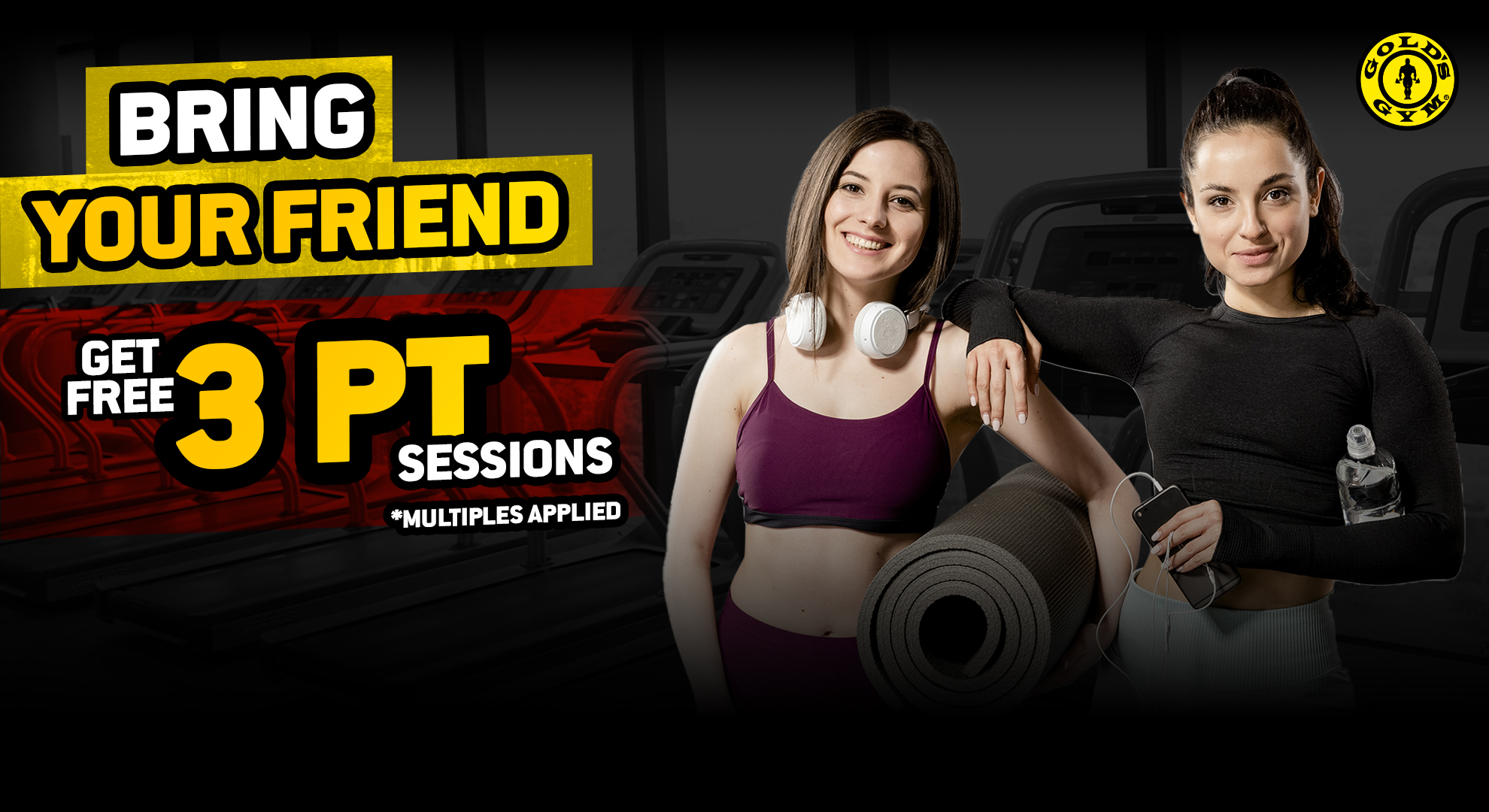 Golds Gym - Promo Member Get Membership - Gym Terdekat Jakarta Tangerang Bekasi Bandung Surabaya
