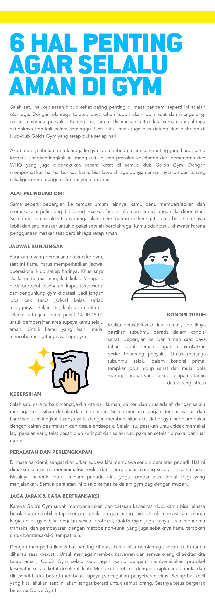 6 hal penting aman di gym